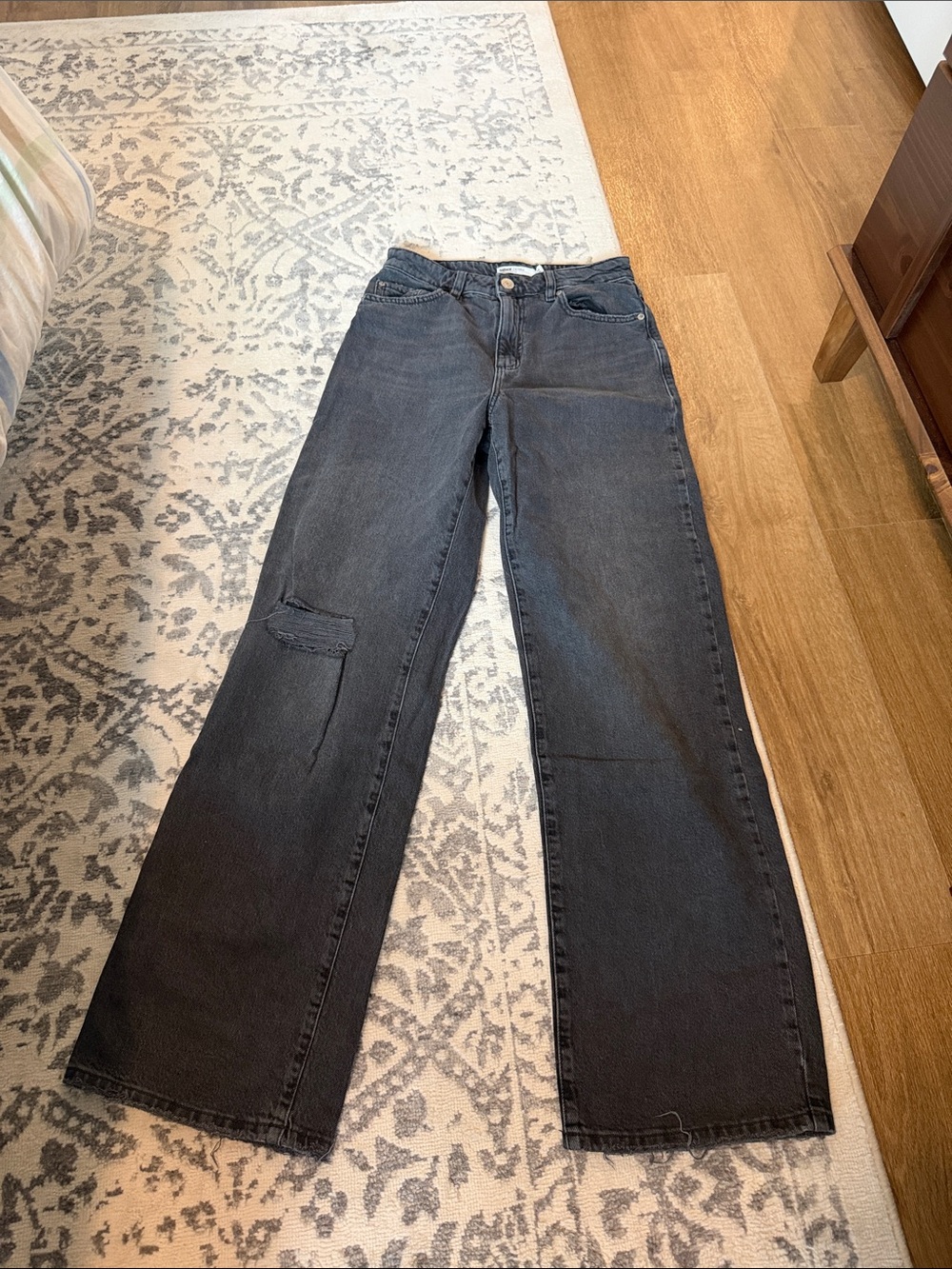 Garage Women's Black Wide-Leg Jeans